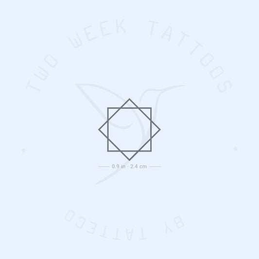 Tatuaje semipermanente de la Estrella de Lakshmi - Juego de 2