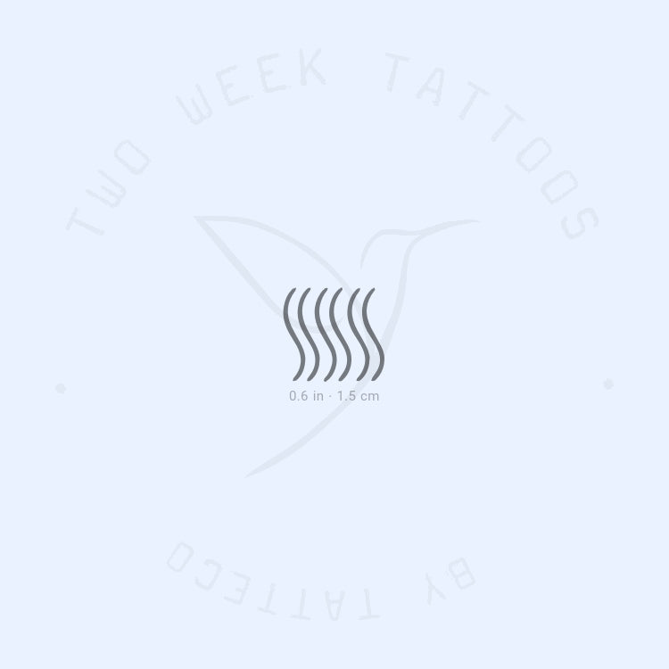 Fire Semi-Permanent Tattoo - Set of 2