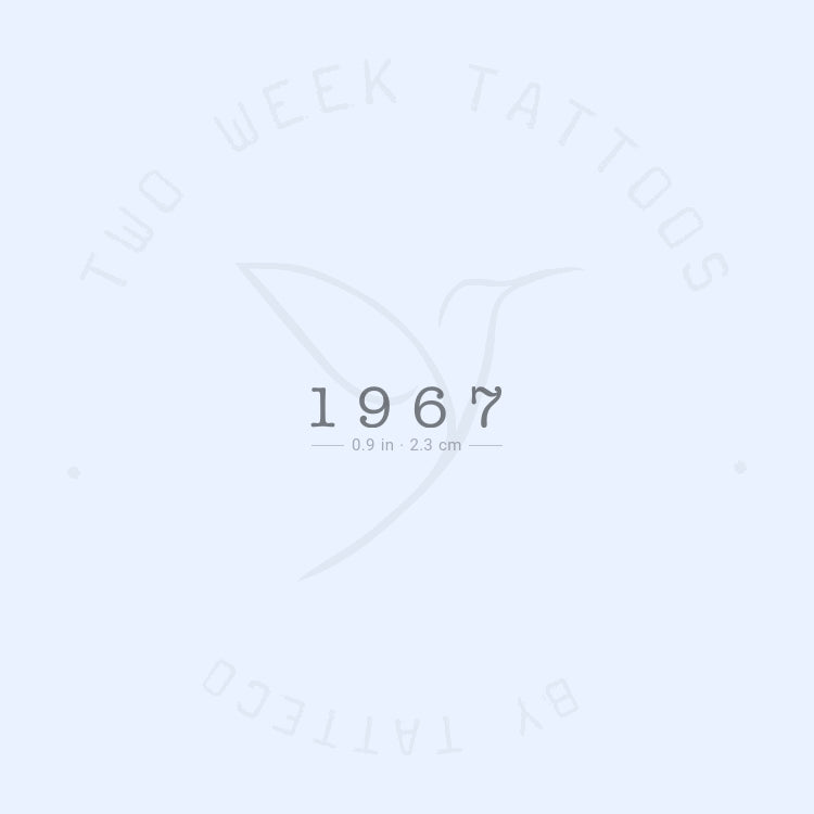 Tatuaje semipermanente de 1967 - Juego de 2