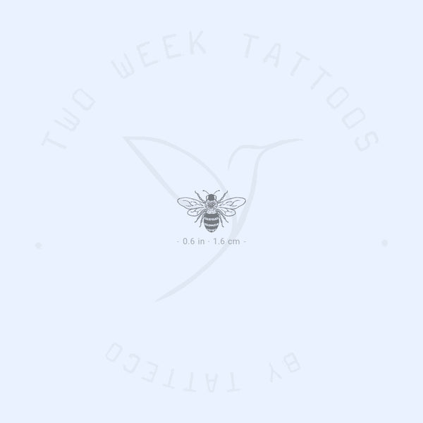 Tiny Bee Semi-Permanent Tattoo - Set of 2