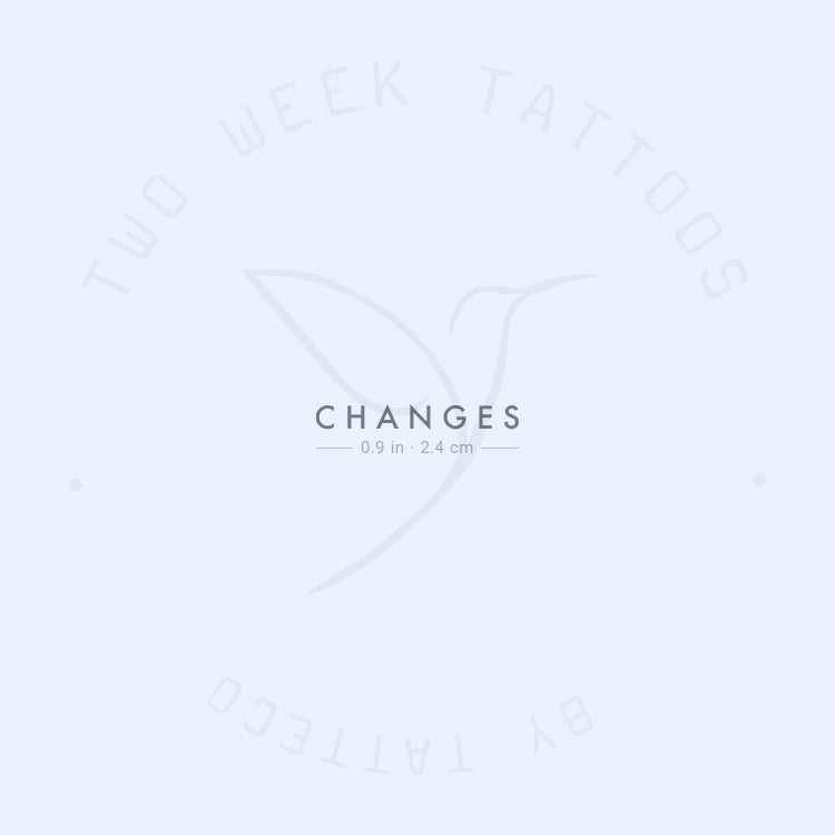 Changes Semi-Permanent Tattoo - Set of 2