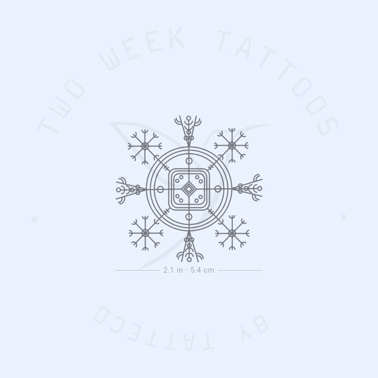 Tatuaje semipermanente Hulinhjálmur - Juego de 2
