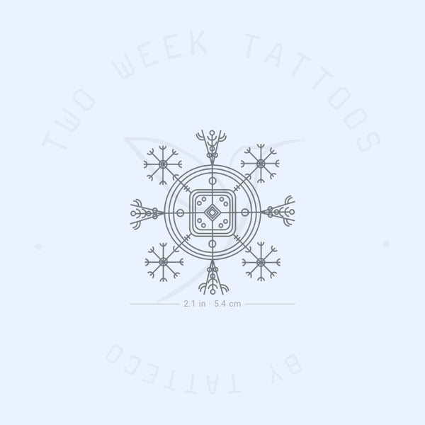 Hulinhjálmur Semi-Permanent Tattoo - Set of 2