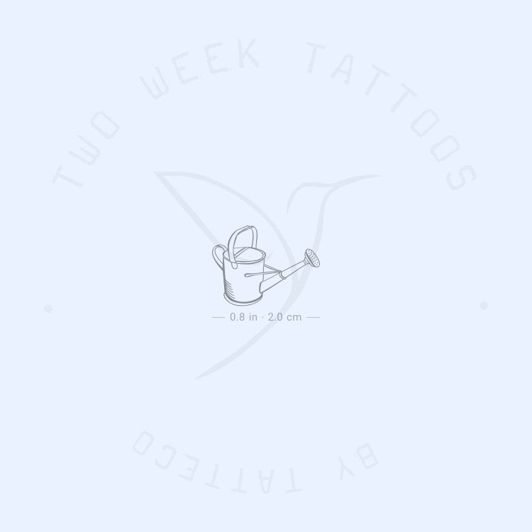 Watering Can Semi-Permanent Tattoo - Set of 2
