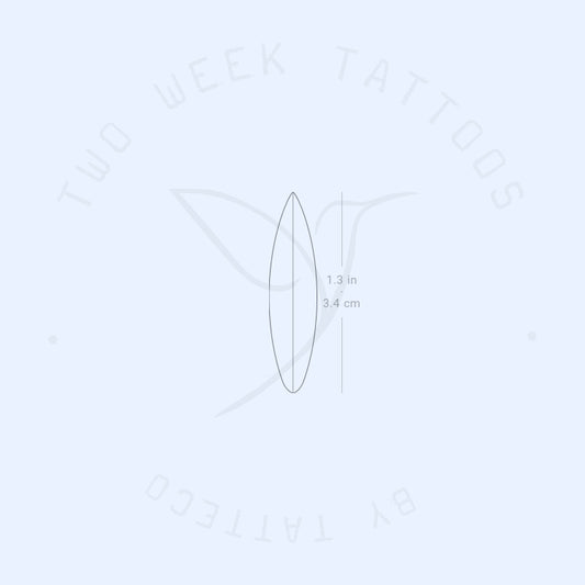 Surfboard Semi-Permanent Tattoo - Set of 2