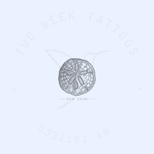 Sand Dollar Semi-Permanent Tattoo - Set of 2