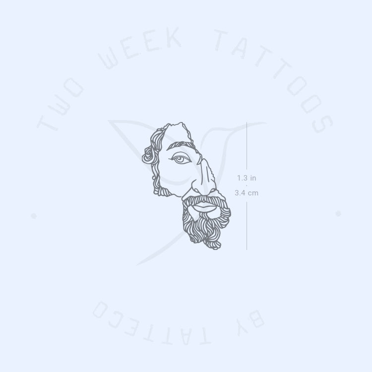 Tatuaje semipermanente de Marco Aurelio - Juego de 2