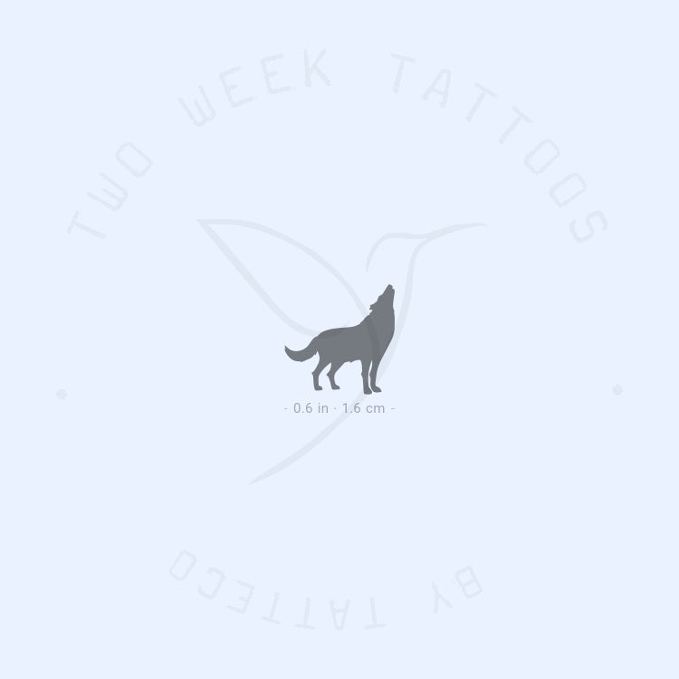 Wolf Semi-Permanent Tattoo - Set of 2
