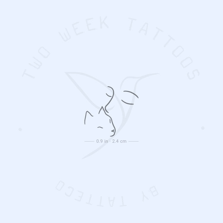 Kiss & Purr Semi-Permanent Tattoo - Set of 2