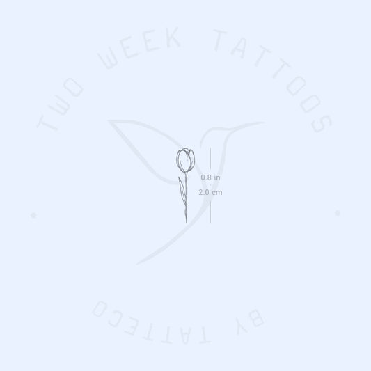 Little Tulip Semi-Permanent Tattoo - Set of 2