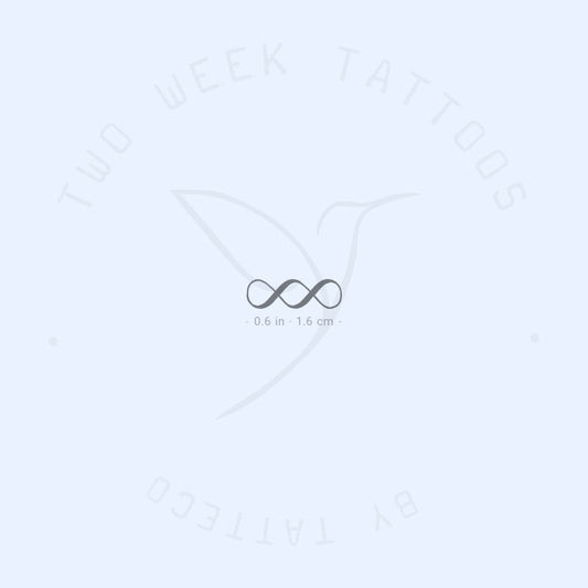 Double Infinity Symbol Semi-Permanent Tattoo - Set of 2