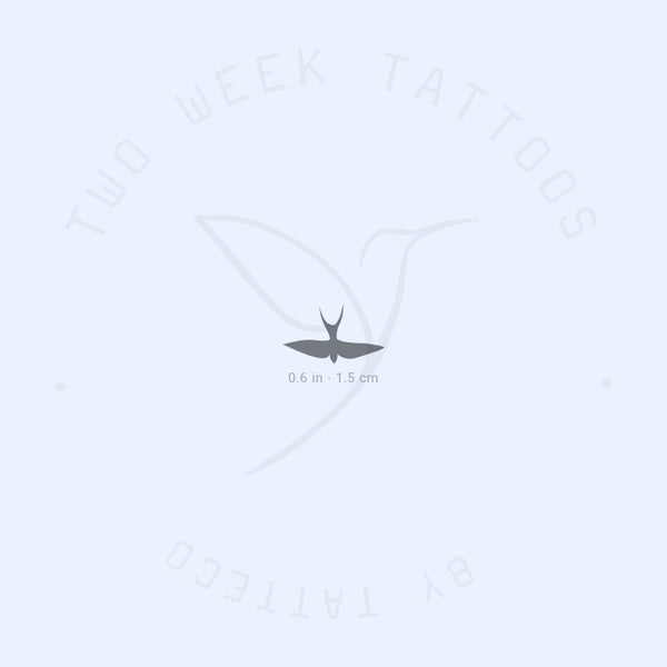 Flying Swallow Semi-Permanent Tattoo - Set of 2