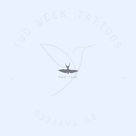 Flying Swallow Semi-Permanent Tattoo - Set of 2