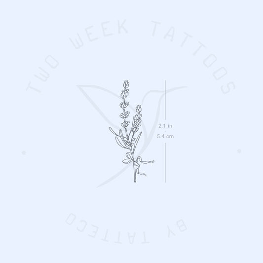 Lavender Semi-Permanent Tattoo - Set of 2