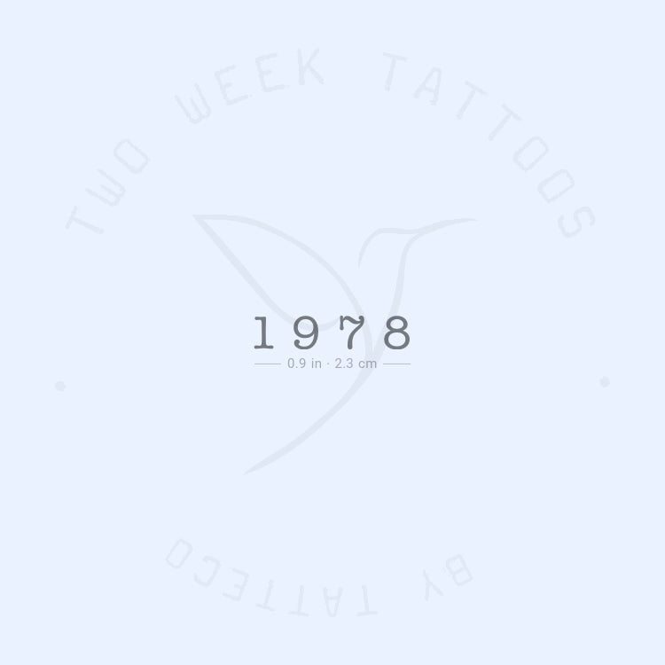 1978 Semi-Permanent Tattoo - Set of 2