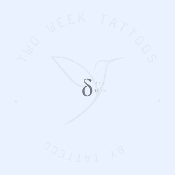 Delta Semi-Permanent Tattoo - Set of 2