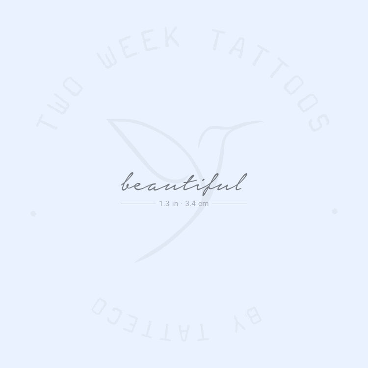 Beautiful Semi-Permanent Tattoo - Set of 2