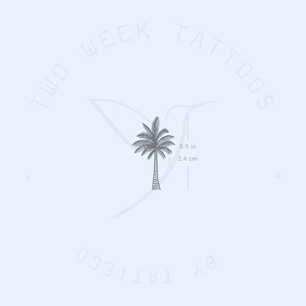 Palm Tree Semi-Permanent Tattoo - Set of 2