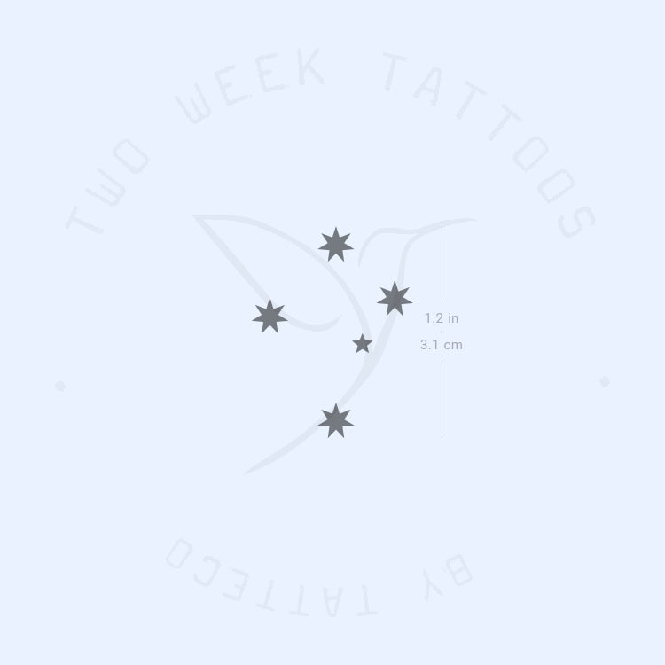 Crux Constellation Semi-Permanent Tattoo - Set of 2