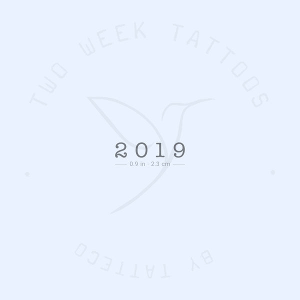2019 Semi-Permanent Tattoo - Set of 2