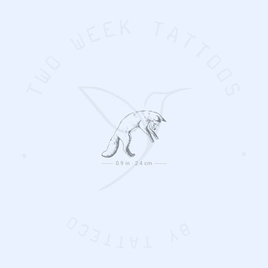 Diving Fox Semi-Permanent Tattoo - Set of 2