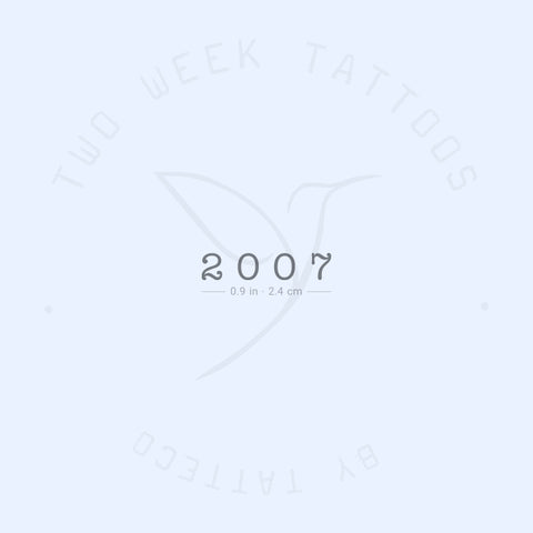 2007 Semi-Permanent Tattoo - Set of 2