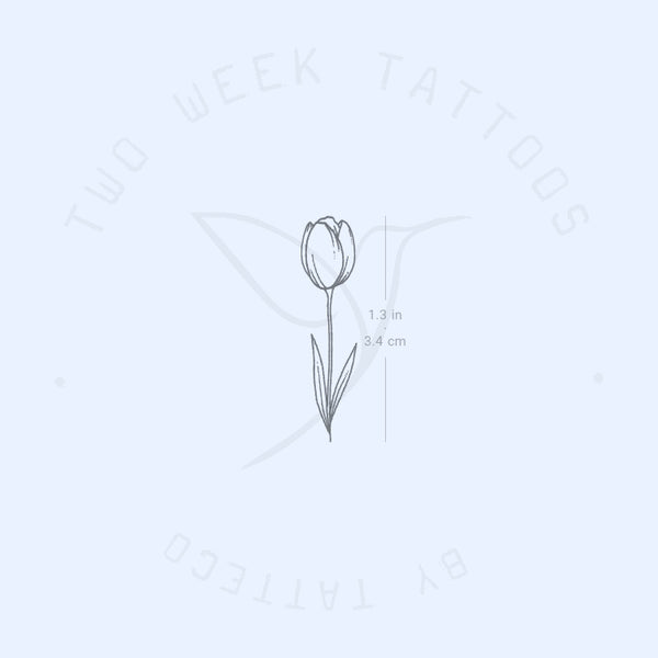 Tulip Semi-Permanent Tattoo - Set of 2