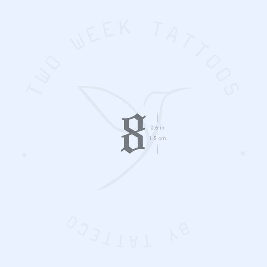 Ocho tatuajes semipermanentes - Juego de 2
