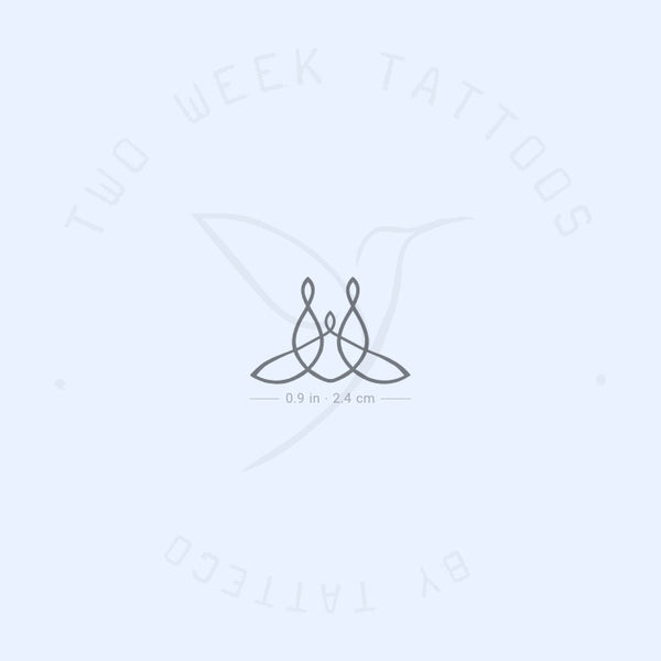 Family Symbol (3) Semi-Permanent Tattoo - Set of 2