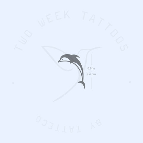 Dolphin Semi-Permanent Tattoo - Set of 2