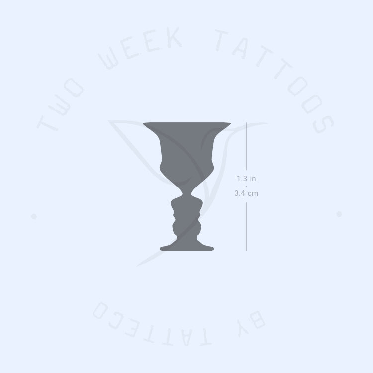 Tatuaje semipermanente Face Cup - Juego de 2