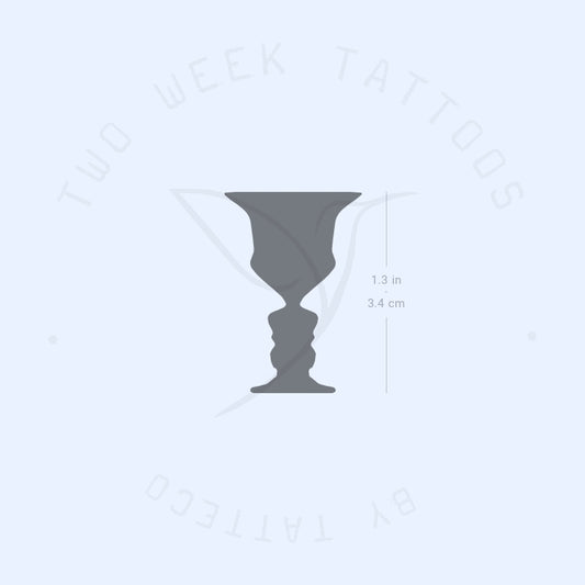 Face Cup Semi-Permanent Tattoo - Set of 2