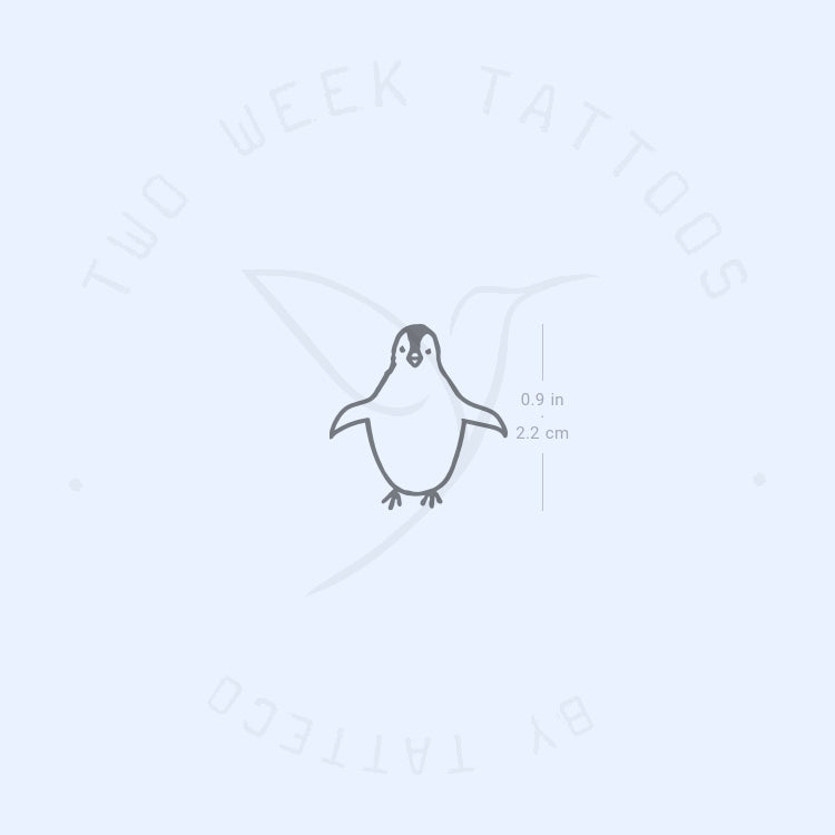 Penguin Semi-Permanent Tattoo - Set of 2