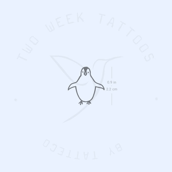 Penguin Semi-Permanent Tattoo - Set of 2