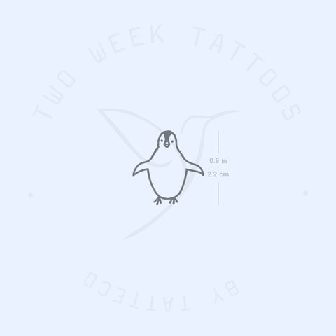 Penguin Semi-Permanent Tattoo - Set of 2