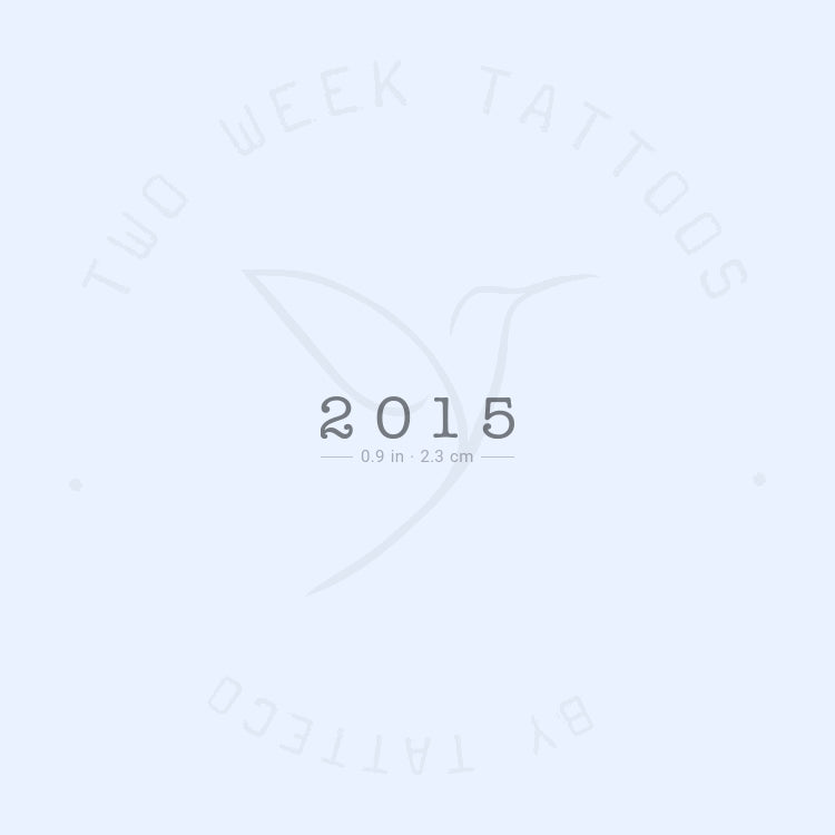 2015 Semi-Permanent Tattoo - Set of 2