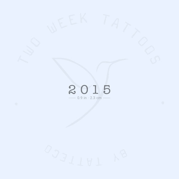 2015 Semi-Permanent Tattoo - Set of 2