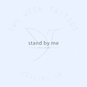 Stand By Me Semi-Permanent Tattoo - Set of 2