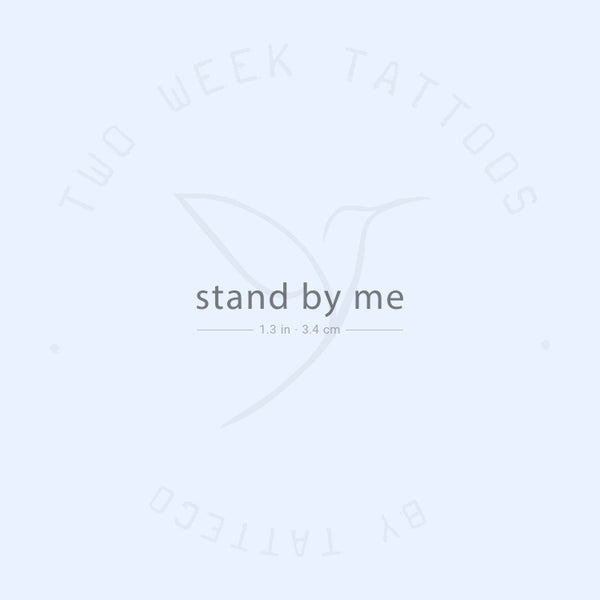 Stand By Me Semi-Permanent Tattoo - Set of 2