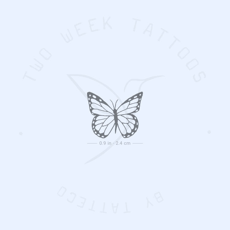 Butterfly Semi-Permanent Tattoo - Set of 2