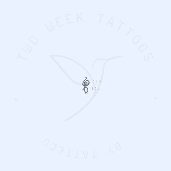 Little Hakuna Matata Symbol Semi-Permanent Tattoo - Set of 2
