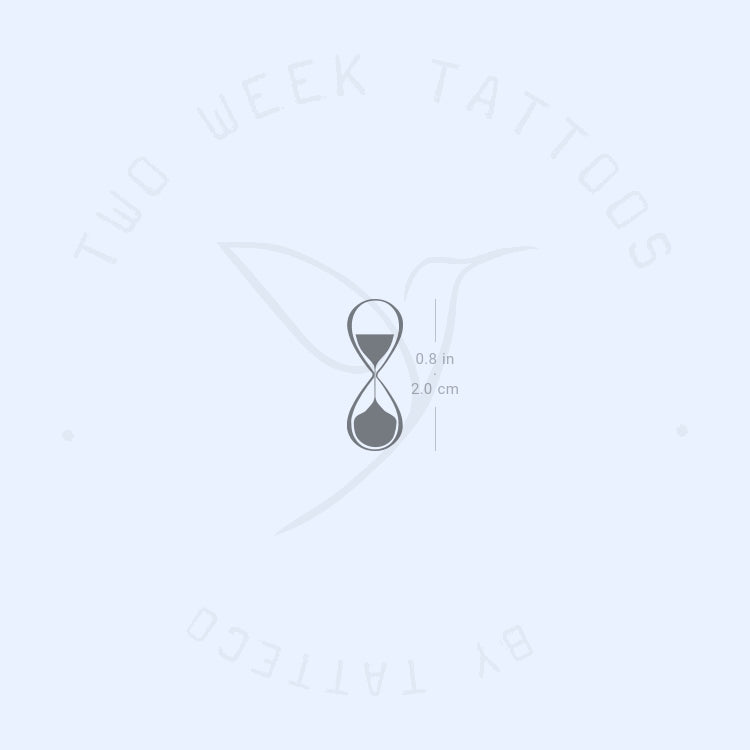 Infinity Hourglass Semi-Permanent Tattoo - Set of 2