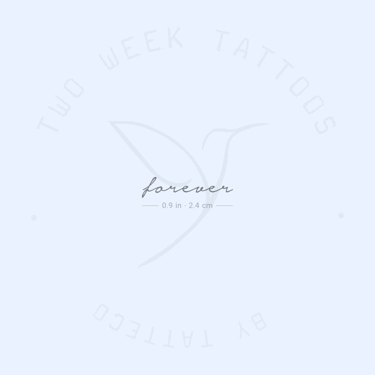 Forever Semi-Permanent Tattoo - Set of 2