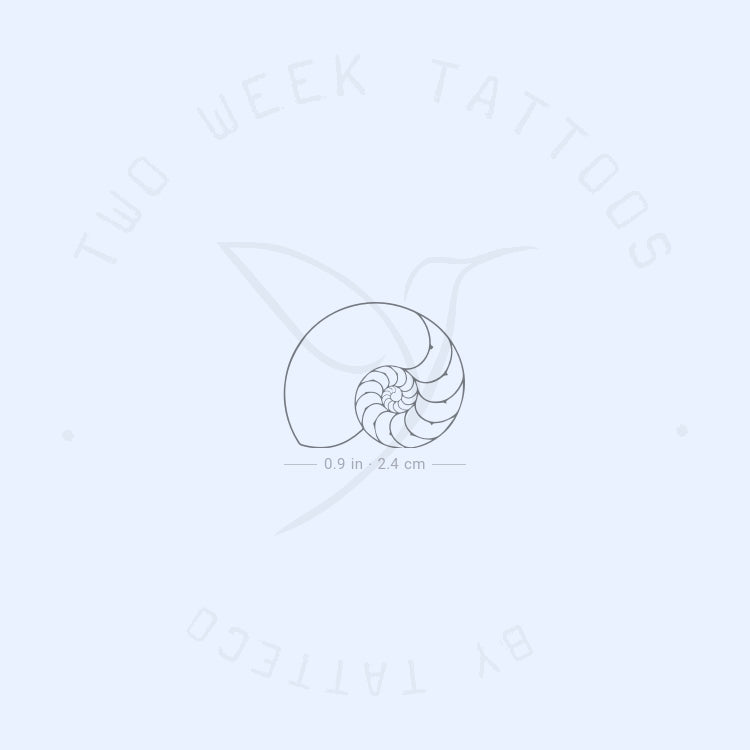 Nautilus Semi-Permanent Tattoo - Set of 2