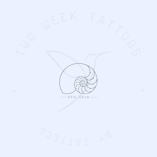 Nautilus Semi-Permanent Tattoo - Set of 2