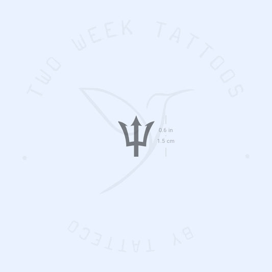 Trident Barbados Semi-Permanent Tattoo - Set of 2