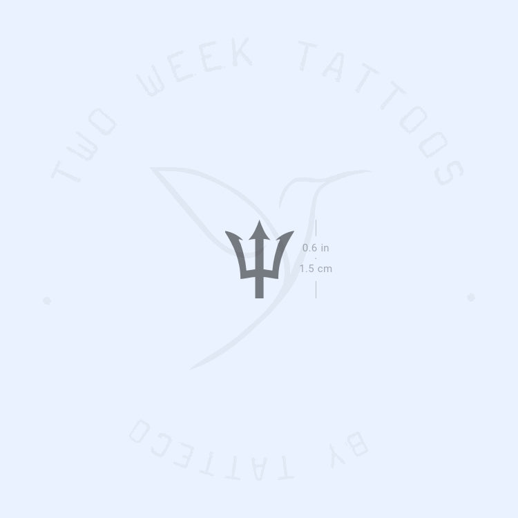 Trident Barbados Semi-Permanent Tattoo - Set of 2