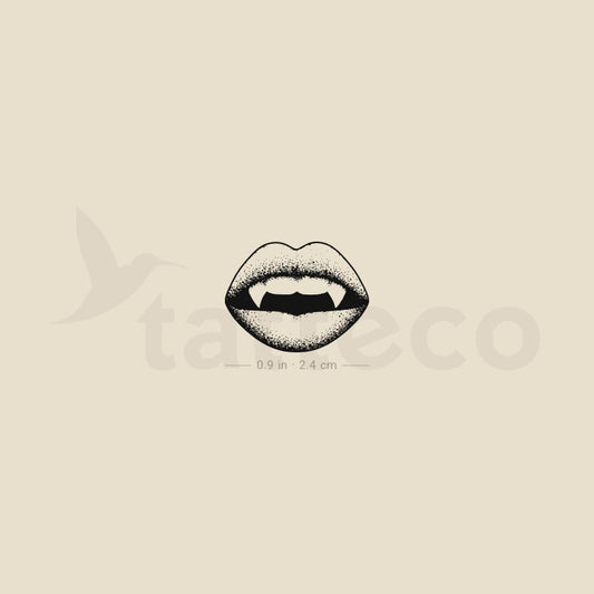 Vampire Temporary Tattoo - Set of 3