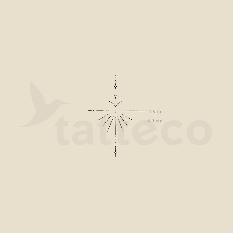 Small Ornament Temporary Tattoo By M3.Ink - Set of 3