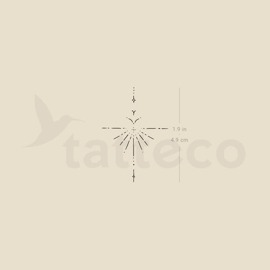 Small Ornament Temporary Tattoo By M3.Ink - Set of 3